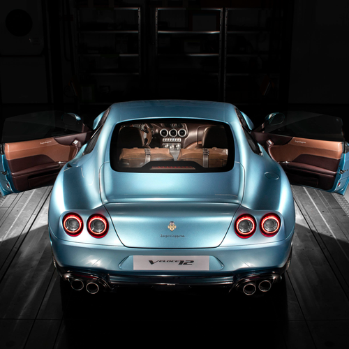 2025 Touring Superleggera Veloce12 Azzurro Cielo Rear View